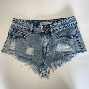 NEW Pacsun Bullhead Denim High Rise Shorts